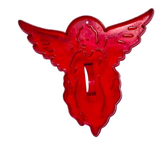 Vintage Red Nativity Angel Cookie Cutter Made In USA By HRM - Picture 1 of 6